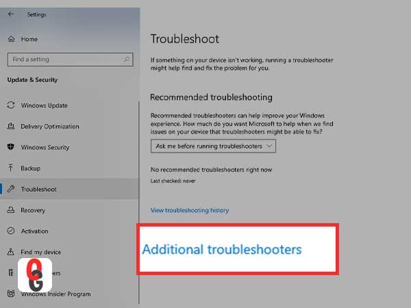  “additional troubleshooters