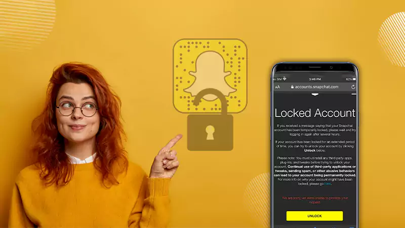 snapchat account locked