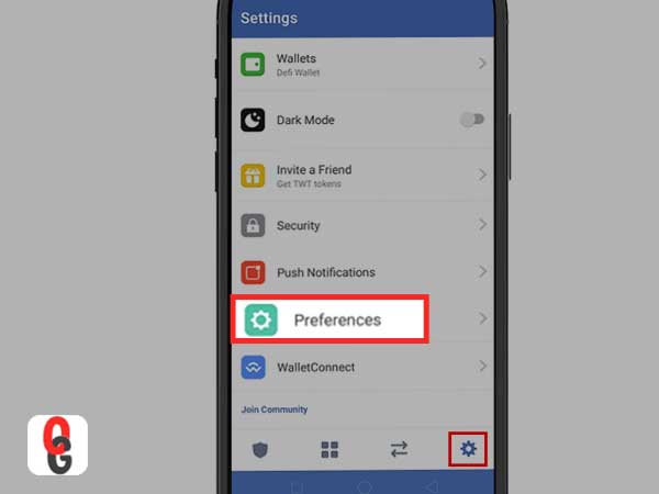 Inside Settings, tap on the ‘Preferences’ section.