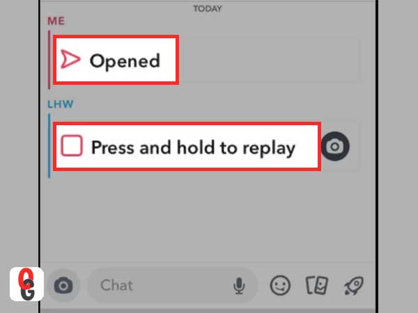 If a person opens a snap you see the status “Opened” and you’ll also see the message “x (name of the person) replayed your Snap” when a person ‘press & hold’ to replay a Snap.