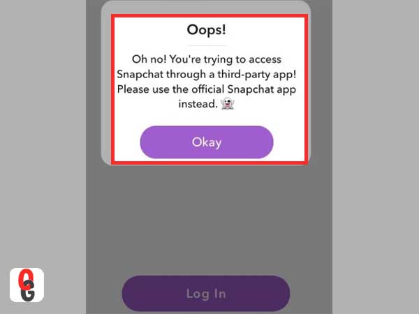 If you are using third-party Snapchat apps, plugins or tweaks, Snapchat won’t work.