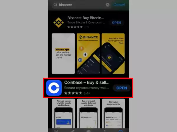 Download the Binance app & Sign up for Binance account.
