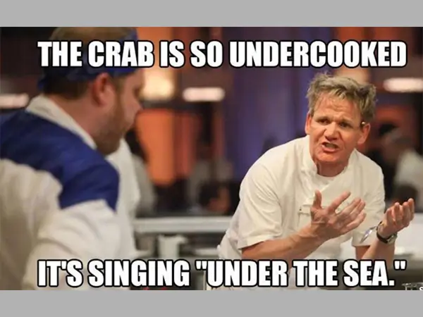 The Crab Is So Undercooked 