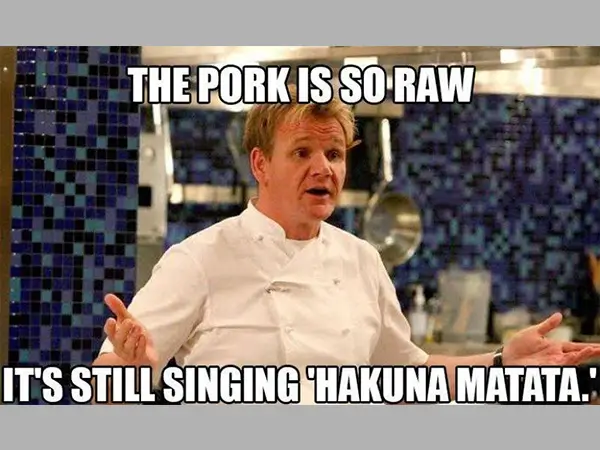 The Pork Is So Raw