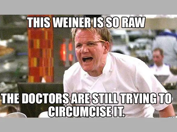 The Wiener Is So Raw