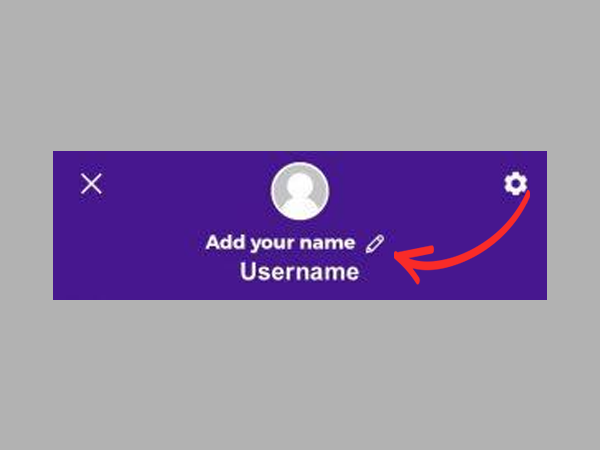 Select the “Add your name” with a pencil icon.