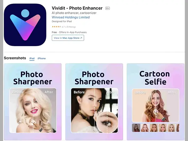 Vividit Photo Enhancer