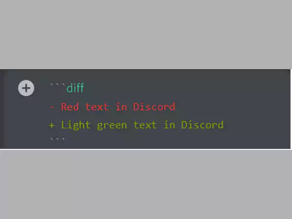 Color Text Light Green and Red in Discord
