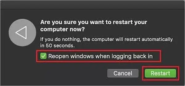 Reopen window when login