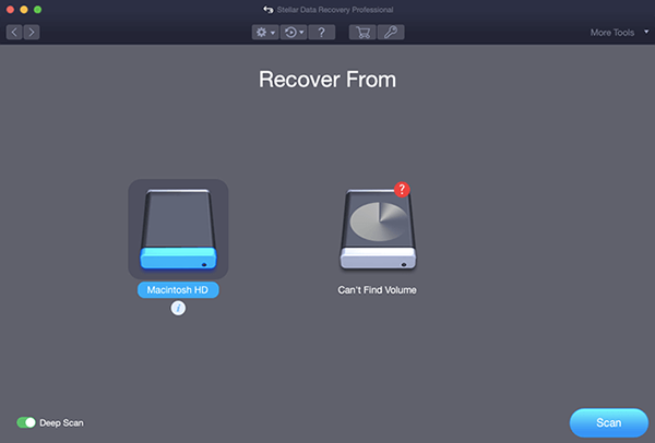 recover drive or storage