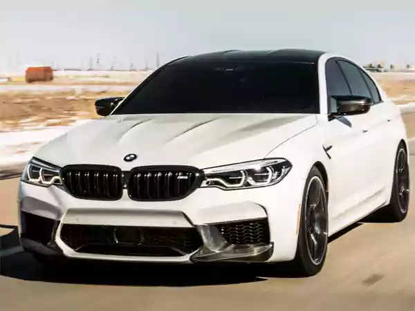 White BMW Car Image