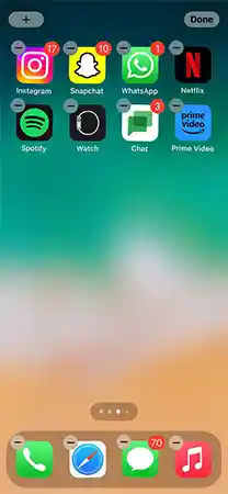 Apps with Remove Icons