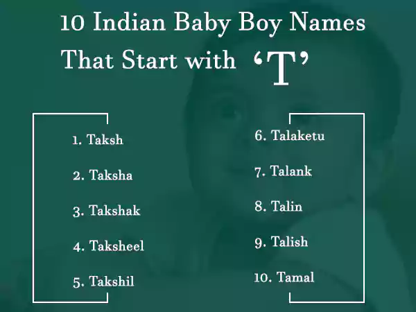 10 Indian Baby Boy Names