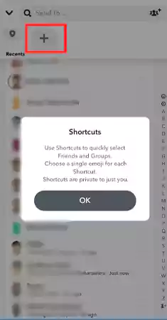 Look for the “Shortcuts” option