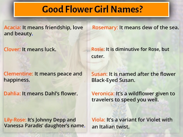 good flower names