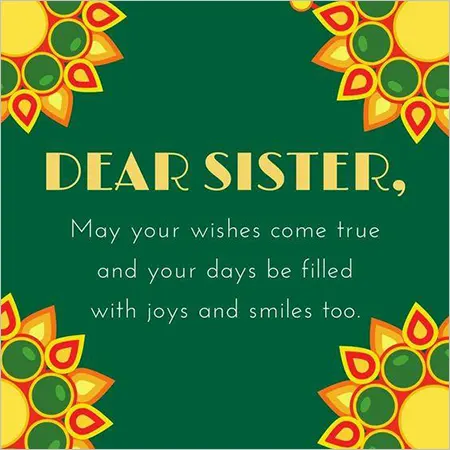 Happy Raksha Bandhan Quotes for Sisters