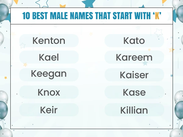 Best Male Names That Start With K