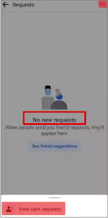 Friend request deleted no new requests