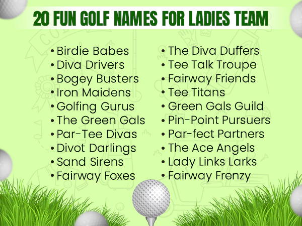 Fun-Names-for-Golf-Teams-of-Ladies