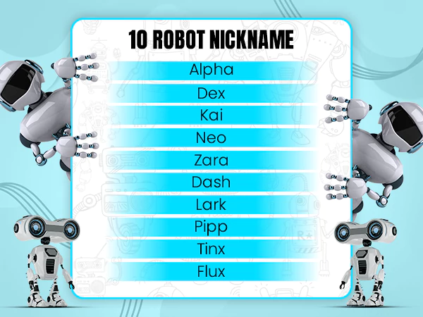 Robot Nickname Ideas