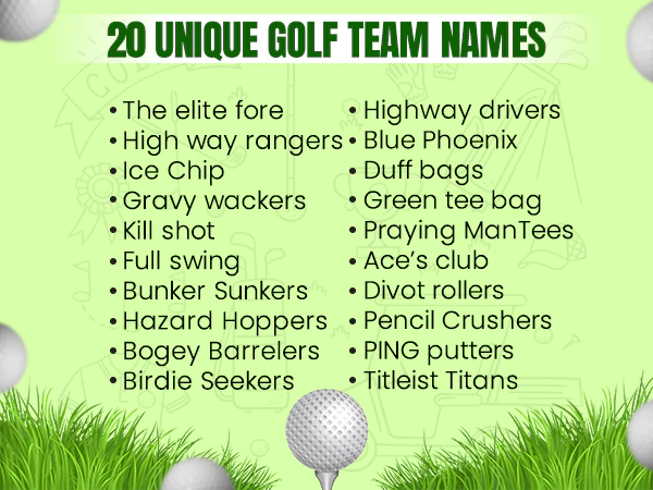 Unique-Golf-Team-Names