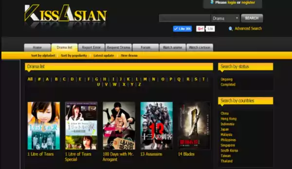 KissAsian Website