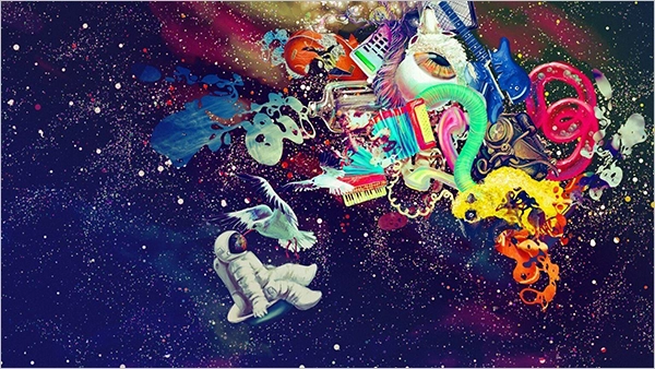 Psychedelic Art Drippy Wallpaper