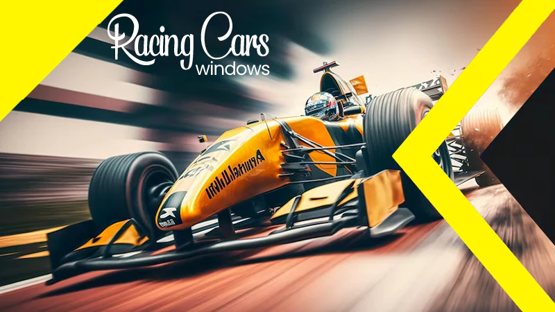 racing cars windows