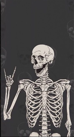 Aesthetic skeleton Tiktok profile picture