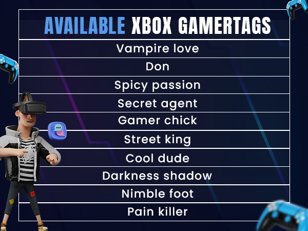 Available Xbox Names