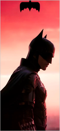 Batman Side profile dynamic wallpaper for iPhone