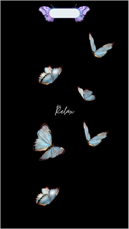Beautiful butterfly dynamic wallpaper for iPhone