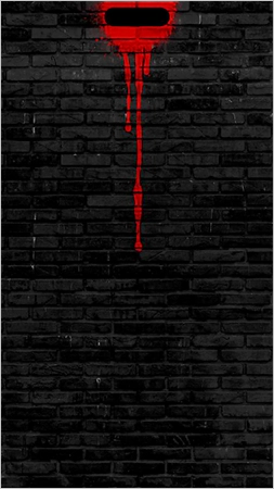 Brick wall dynamic wallpaper for iPhone