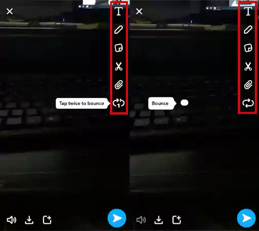 Customize your boomerang on Snapchat
