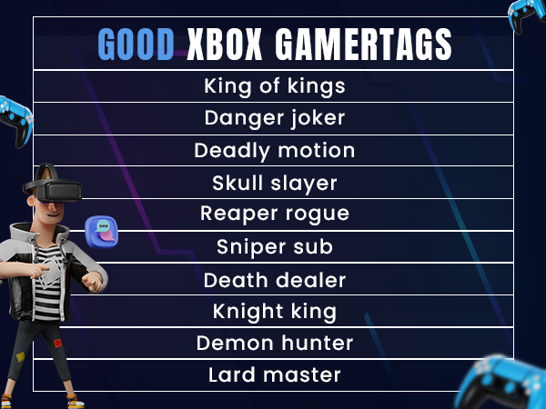 Good Xbox Gamertags Names