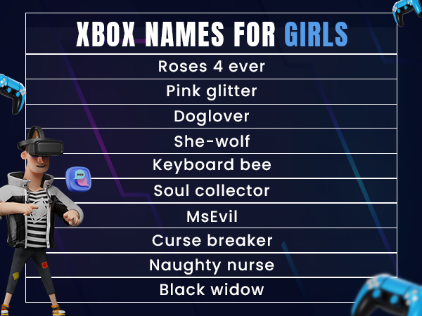 Good Xbox Names For Girls