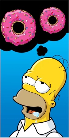Homer simpson dynamic wallpaper for iPhone