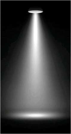 Luminescent spotlight dynamic wallpaper for iPhone