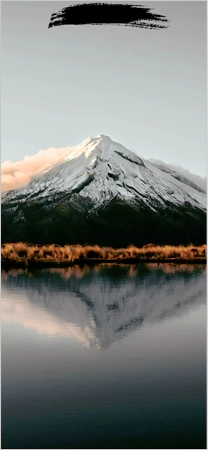 Mountain landscape dynamic wallpaper for iPhone