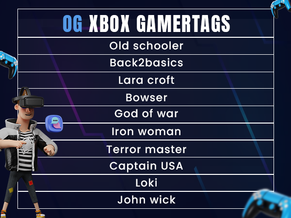OG Xbox Gamertags