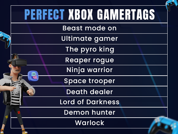Perfect Xbox Usernames