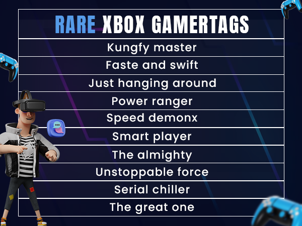 Rare Xbox Gamertags