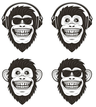 Smiling Monkey Tik Tok profile picture