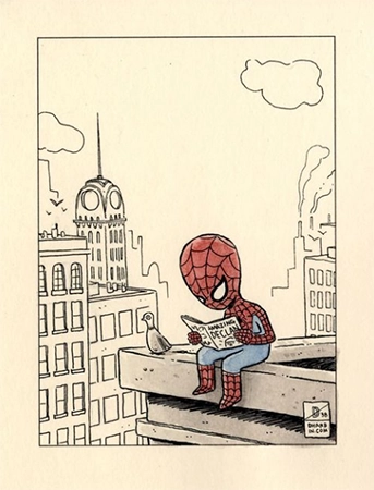 Spider-Man Reading Book Tiktok profile picture