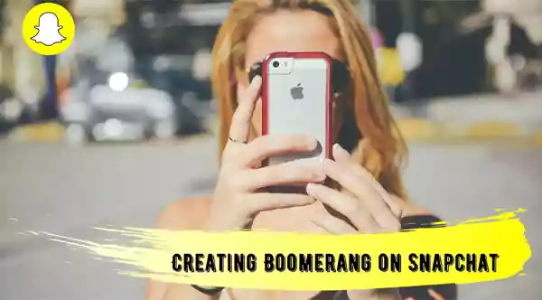 how to make a boomerang on snap