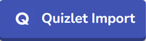 Choose Quizlet import