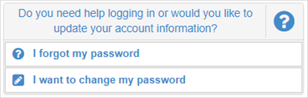Click on I forgot my password