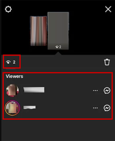See the number of views and the list of your Instagram Highlights Viewer