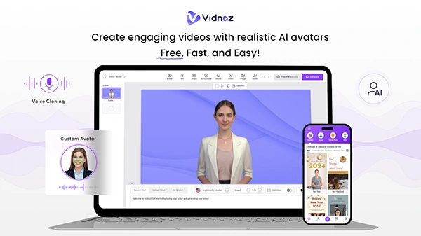 Vidnoz AI is fast and free to use for video creation.